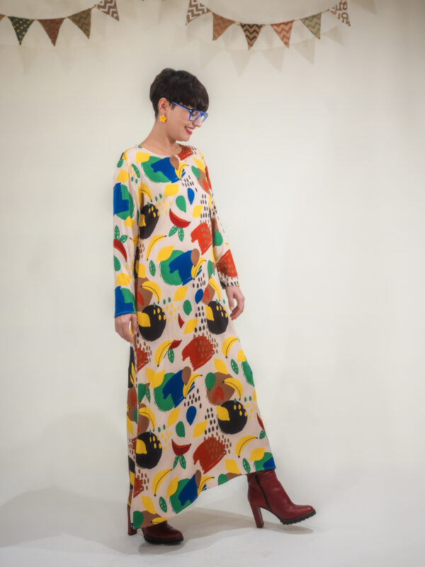 VESTIDO LARGO FRUITY
